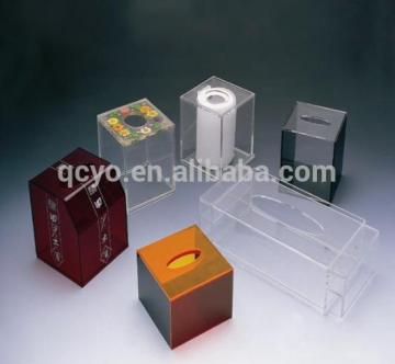 Hotel Supply Acrylic Tissue Box Napkin case