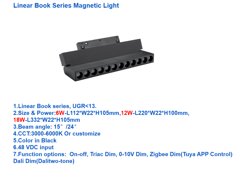 Folding Grille Etl Track Light 48v Dimmable Track Lighting Panel Recessed Pendant Surface Mounted 1m 1.5m 2m Track Rail