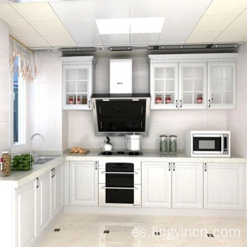 China Gabinete De Cocina De Alto Brillo Con Estilo Americano Fabricantes