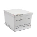 Recycled Corrugated Document Storage Box with Secure Lid