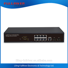 Web smart Gigabit 8 Port Ethernet sfp switch