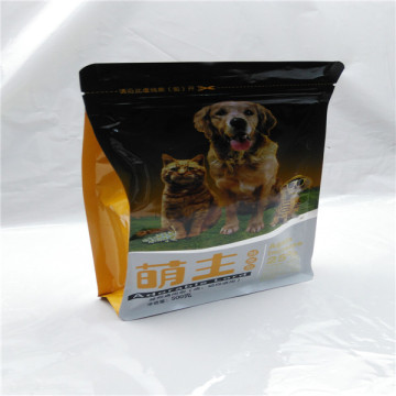 Flat bottom side gusset Pet dog Food packaging bag