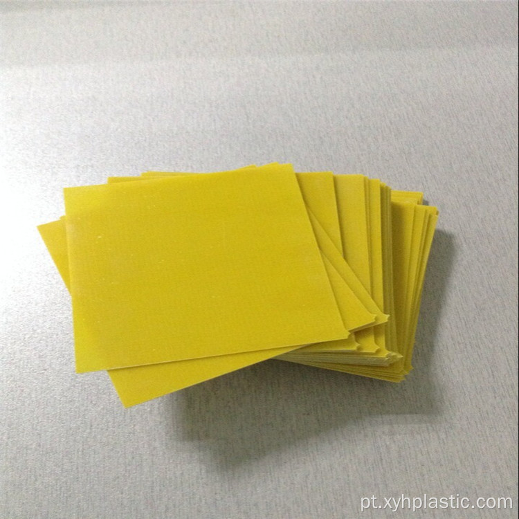 Folha isolante de resina epóxi 2mm amarela 3240