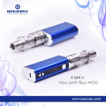 30 watt mini box mod rechargeable vaping battery