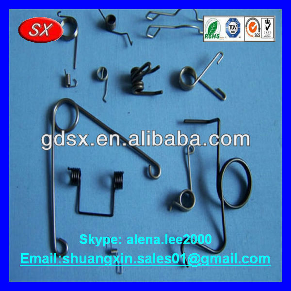 Customized stainless steel music wire adjustable torsion spring clip torsion metal spring for sofa factory