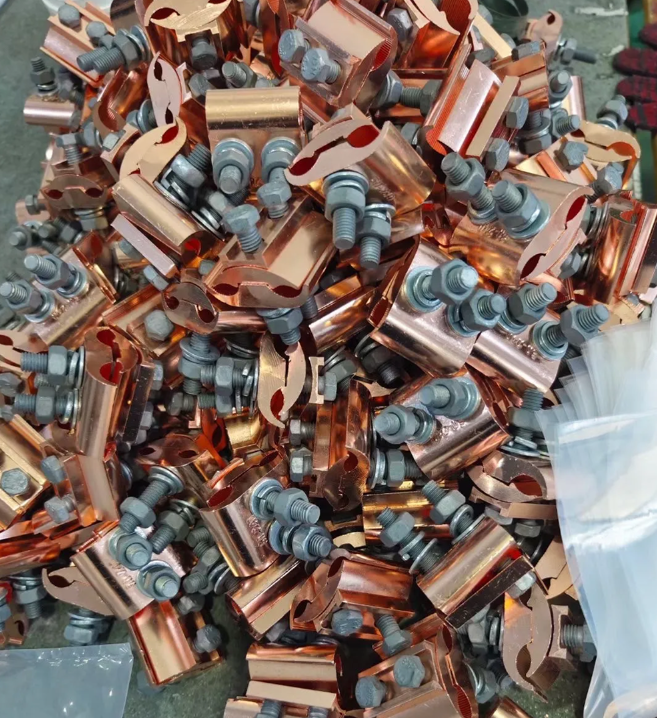 Dodavatel svorek s měděnými bronzovými paralelními drážkami Čína (3) Copper Bronzed Parallel Groove Clamps Supplier China (3)