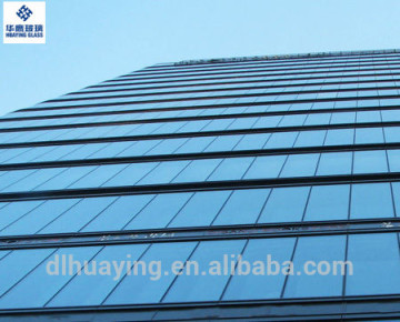 Low-e tempered insulating glass curtain wall glass