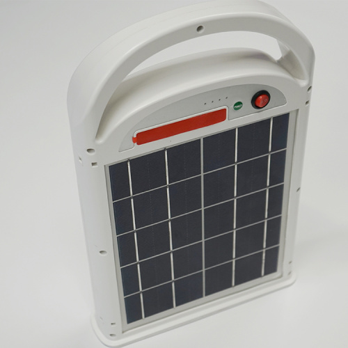 Proiettore solare ricaricabile da 100 W in ABS bianco