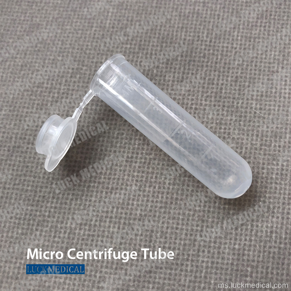 Tiub microcentrifuge plastik sekali pakai