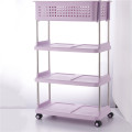 4 Tier Duurzame Impact en Roestbestendige Plastic Shelves