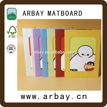 colorful high grade photo frame matboard in frame and matboard cutting machine