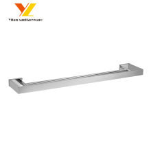 Modern Brass Double Towel Rails for Bathroom Wall Mount