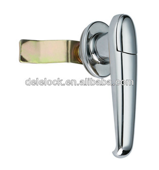 Garage door lock handle