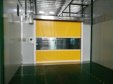 Exterior rapid warehouse high speed door