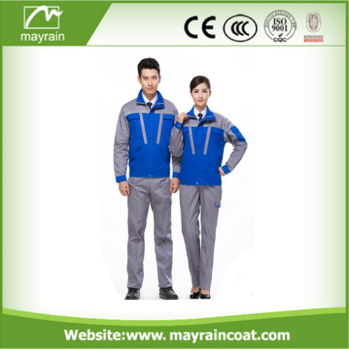 Polyester imperméable costume bleu vêtements de travail