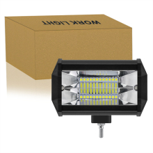 Super Bright 5 Inch 72W 24LED Work Light for Jeep Offroad SUV Boat Motorcycle