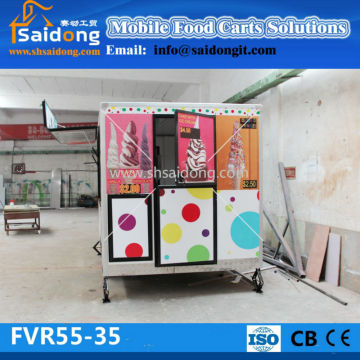 2015 Elegant Design Food Caravan Trailer food concession trailer for sale