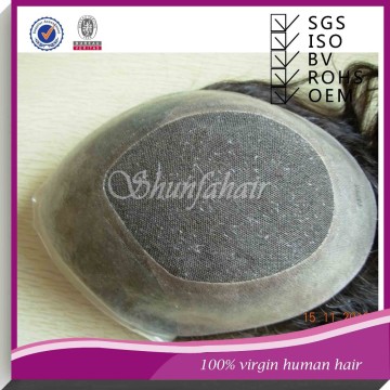 Real human hair toupee for men,virgin human india hair wig price,specialized toupee