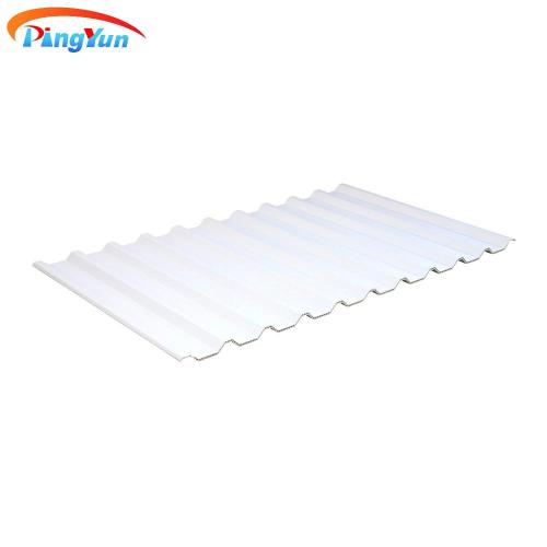 Indonesia uv resistant pvc roof tiles pvc plastic hollow thermo roof sheet for factory