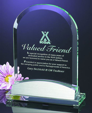 Customized Design Popular Crystal Glass Trophy Award for Promotional Gifts