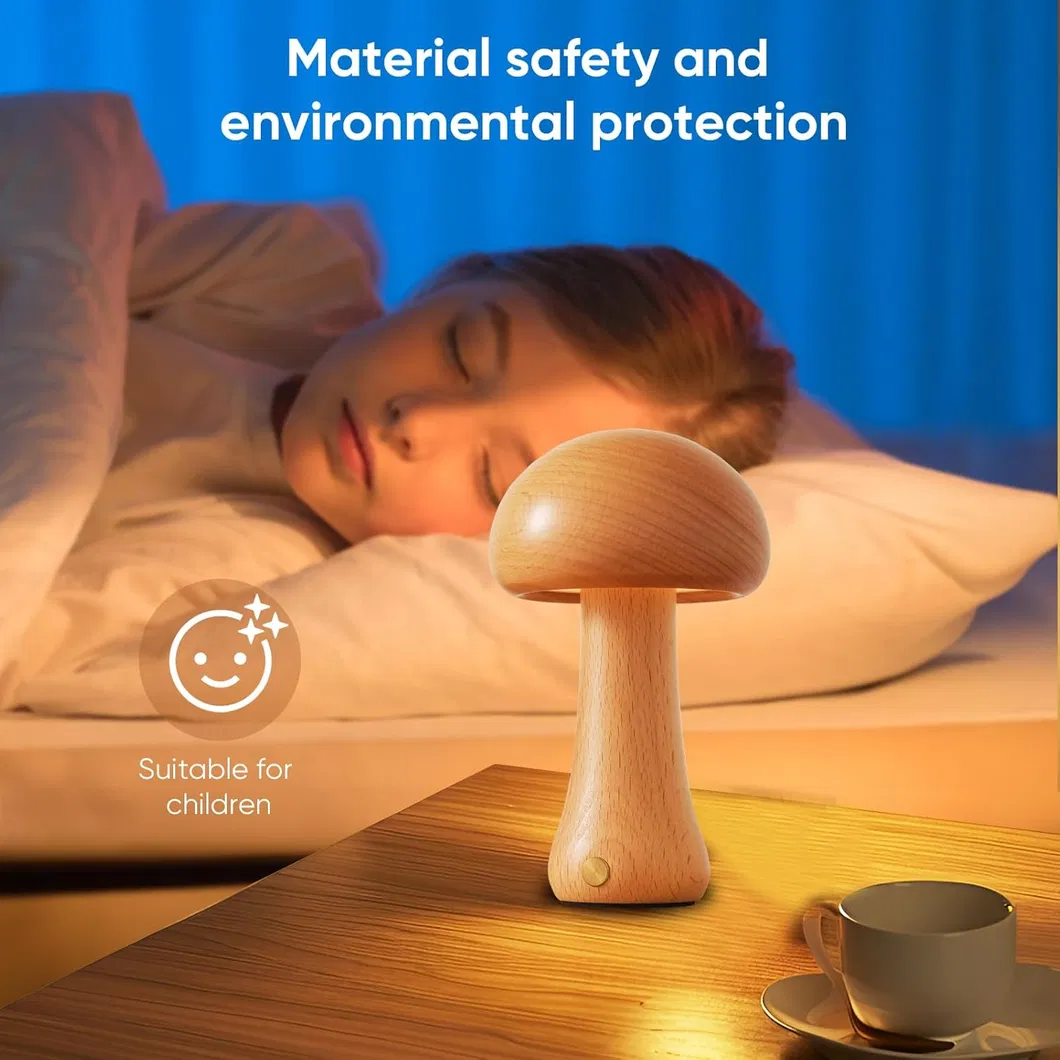 Stylish Wireless Bedside Touch Lamp with Rechargeable Battery