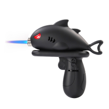 Windproof BBQ and Cooking Torch Lighter: Refillable with a Blue Jet Flame and Safety Lock