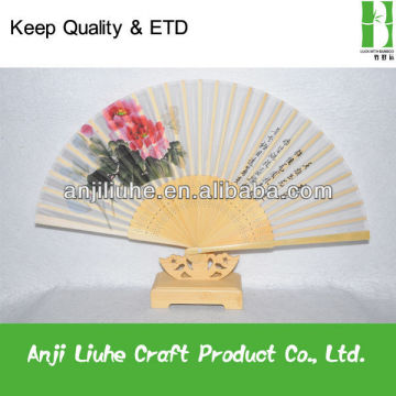 Chinese Style silk bamboo fan