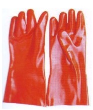 Rubber coated cotton gloves