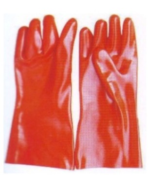 Rubber coated cotton gloves