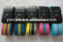 Various colors of TS luggage strap adjustable tsa luggage belt