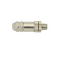 Conector de enchufe blindado M12 Masculino Recto de 8 pines