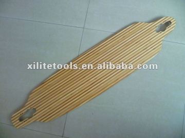 Bamboo longboard deck