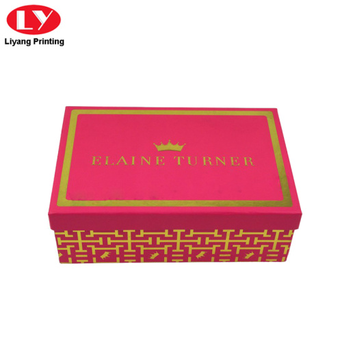 Design completo Gold Hot Stamping Red Box