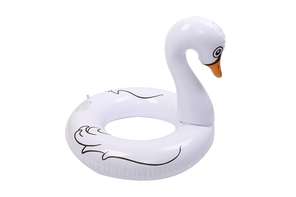 Brinquedo de água inflável de verão Swim Ring Goose