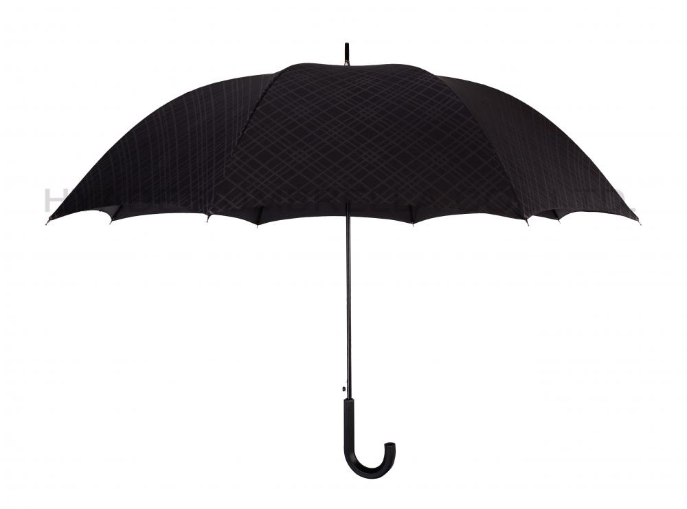 Svart automatisk paraply för män