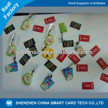 Die Cut Plastic Smart Key Tags RFID Fobs