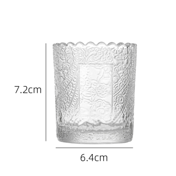 Fine Crafted Candle Vessel - Small Glass Container