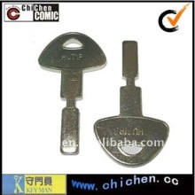 Brass door key blank