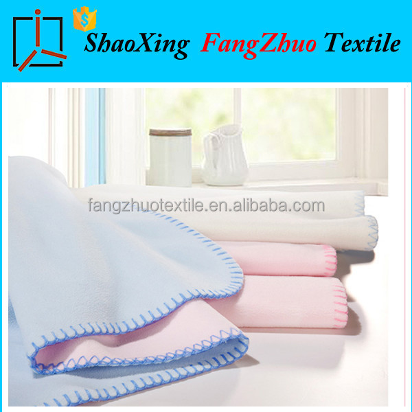 shaoxing  fangzhuo factory directly  cheap plain style polar fleece blanket