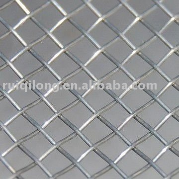 galvanised square hole wire mesh