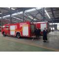 6 wheels mul-tifunction water foam fire truck