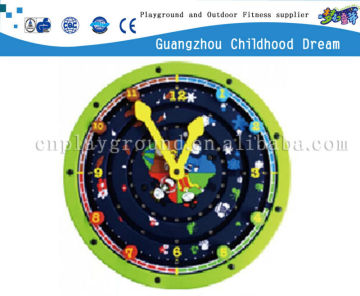 (HD-16501)Rotation clock sticky on the wall toys