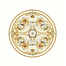 Beautiful waterjet marble tiles marble medallion