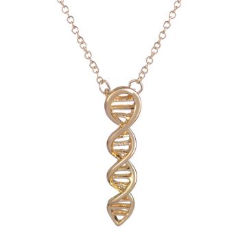 Jisensp New Arrival Science Jewelry DNA Necklace Biology Jewelry Molecule Necklace Accessories for Women Brand Jewelry Hot Sale