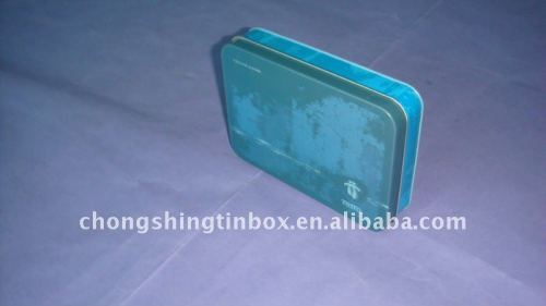 rectangular cards tin box