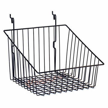 Gridwall metal basket