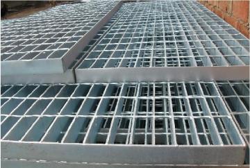 Hot dip galvanized steel grating processing
