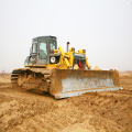 Gros bulldozers travaillant les chenilles de bulldozer Shantui SD42