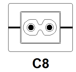 C8 Ac Inlet Adapter