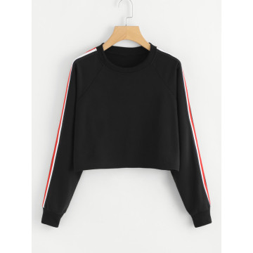 Long Sleeve Women Crop Hoodies